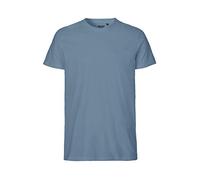-Neutral- T-Shirt, 100% Bio-Baumwolle. Fairtrade, Oeko-Tex und Ecolabel Zertifiziert, Textilfarbe: Indigo, Gr.: 2XL