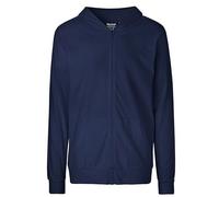 Neutral® Unisex Jersey (T-Shirt Stoff) College Hoodie Hoody Kapuzenpullover Sweatjacke Navy L