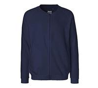 Neutral Bio-Unisex-Jacke mit Seitentaschen, navy, Gr. L