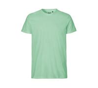 Neutral® Unisex T-Shirt Fitted Körpernah von Neutral Bio Baumwolle Dusty Mint 2XL
