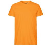 Neutral® Unisex T-Shirt Fitted Körpernah von Neutral Bio Baumwolle Okay Orange M