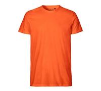 Neutral® Unisex T-Shirt Fitted Körpernah von Neutral Bio Baumwolle Orange M