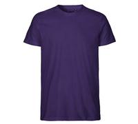 Neutral® Unisex T-Shirt Fitted Körpernah von Neutral Bio Baumwolle Purpur XL