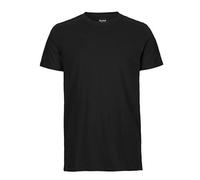 Neutral® Unisex T-Shirt Fitted Körpernah von Neutral Bio Baumwolle Schwarz L