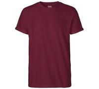Neutral® Unisex T-Shirt Rollärmel von Neutral Bio Baumwolle Rollsleeve Bordeaux 2XL