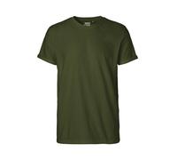 Neutral® Unisex T-Shirt Rollärmel von Neutral Bio Baumwolle Rollsleeve Military M