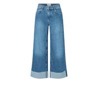 MAC Wide Leg Jeans mit 5-Pocket-Design Modell 'Nevada' in Dunkelblau, Größe 38