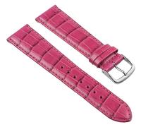 Nevada Uhrenarmband Kalbsleder Kroko-Prägung Pink 25694S