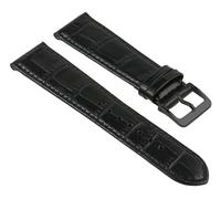 Nevada Uhrenarmband Kalbsleder Kroko-Prägung schwarz 25753B