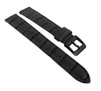 Nevada Uhrenarmband Leder Krokoprägung Mittelgrau - Kurze Länge 25759B