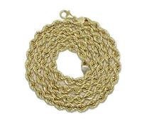 Never Say Never Halskette aus 18-karätigem Gold, 7,5 mm und 60 cm - Schmuckstück mit einem Gewicht von 26,35 g mit großer Präsenz