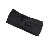 Neverless® Damen Stirnband Strick Winter Knoten Ohrenschutz Knite Headband Schwarz unisize