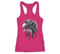 Neverless Damen Tank-Top Adler Motiv Racerback alt-rosa L