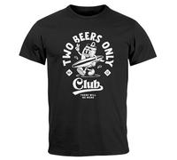 Neverless® Herren T-Shirt Printshirt Comic Style Bier Spruch Sommer Fashion Streetstyle schwarz L