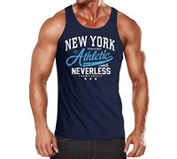 Neverless Herren Tank-Top New York Athletic Navy XXL