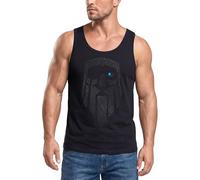 Neverless® Herren Tank-Top Wikinger Kompass Fenriswolf Fenrir Vegvisir Wolf Asgard Valhalla Muskelshirt Muscle Shirt