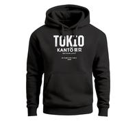 Neverless® Hoodie Herren Frontprint Tokyo Japan Japanische Schriftzeichen Grafik Print Fashion Streetstyle Männer