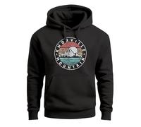 Neverless® Hoodie Herren Knoxville Mountain Logo Adventure Vintage Emblem Berge Kapuzen-Pullover Männer