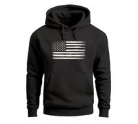 Hoodie Herren USA Flagge Print Retro Style Männer Fashion Streetstyle