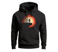Neverless® Hoodie Herren Wander-Motiv Trekking Aufdruck Kapuzenpullover Outdoor Fashion Streetstyle