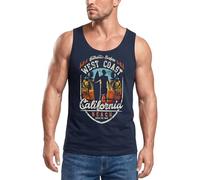 Neverless Läßiges Surfer Tank-Top California Beach Westcoast