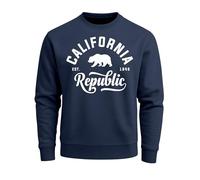 Schöner California Republic Herren Pullover Sweatshirt - California navy XXL