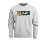 Neverless® Sweatshirt Herren Print California USA Tequila Coast Aufdruck Rundhals-Pullover Fashion Streetwear