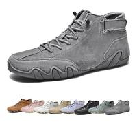Nevova Herrenschuhe, Nevoldeck - Orthopädische Winterschuhe, wasserdicht, orthopädische Schuhe, bequem, Outdoor, Fußgewölbeunterstützung, Walkingschuhe, grau, 42 EU