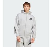 adidas Z.N.E. Full-Zip Hoodie Herren - grau/schwarz-2XL