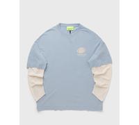 New Amsterdam CORPORATE LOGO LONGSLEEVE men Longsleeves blue|white in Größe:M