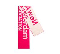New Amsterdam Surf Association FUZZY NAME SCARF Pink / Rosa/Beige