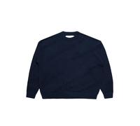 NEW AMSTERDAM SURF ASSOCIATION LOGO JACQUARD CREWNECK Blau