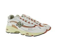 New Balance 1000 Sneaker Echtleder-Schuhe Damen und Herren Retro-Schuhe mit ABZORB Dämpfung M1000CB Weiß/Beige/Rot 38