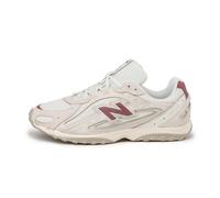 New Balance Unisex 204L in Weiß/Rot, Leder, Größe 41.5