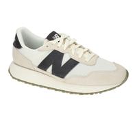 New Balance Herren 237 in Weiß/Grau, Wildleder/Mesh, Größe 42