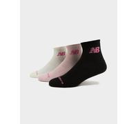 New Balance 3-Pack Quarter Socks - Damen, Weiss - 35 - 38