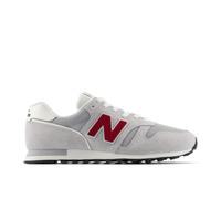 New Balance 373 grauweiß/rot Fahrradschuhe - 38.5