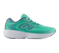 Laufschuh NEW BALANCE "411", Damen, Gr. 40, bright mint, zinc blau, silber metallic, Synthetik, Textil, Schuhe Laufschuh, für Erwachsene, mit Gummilaufsohle (37421458-40) bright mint, zinc blau, silbe