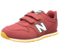 New Balance 500 Hook & Loop, Scarpe da Ginnastica, Red, 34.5 EU