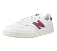 New Balance Herren Sneaker Leder T500, weiss / rot, Gr. 43EU
