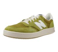 New Balance Herren T500 in Grün/Weiß, Leder, Größe 40