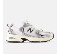 New Balance 530 Silber Metallic/Schwarz Zement 36