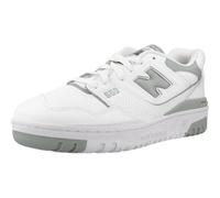 New Balance Damen 550 in Weiß/Grün, Leder, Größe 40