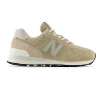New Balance Damen 574 in Beige/Weiß, Wildleder/Mesh, Größe 37.5