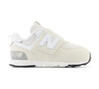 New Balance 574 NEW-B Hook & Loop Baby Schuhe weiß creme - 21.5
