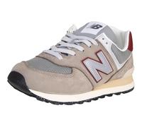 New Balance 574 Sneaker Trainer Schuhe (Stone/Burgundy, EU Schuhgrößensystem, Erwachsene, Numerisch, M, 47.5)