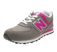 New Balance 574v2, Unisex-Kinder Sneaker, Grau (Grey/Pink Gp), 38 EU
