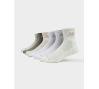 New Balance 6-Pack Everyday Quarter Socks - Damen, Beige - 43 - 46