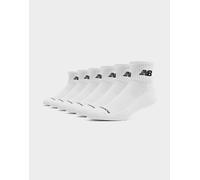 New Balance 6-Pack Quarter Socks - Damen, Weiss - 39 - 42