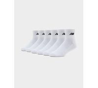 New Balance 6-Pack Quarter Socks - Damen, Weiss - 43 - 46